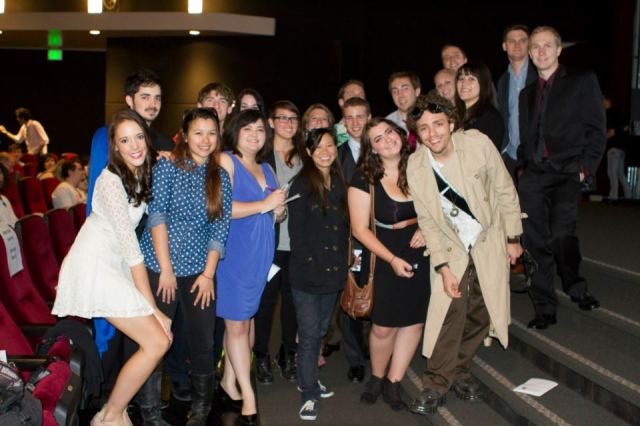 My amazingly talented Digital Arts Class of 2013 on our thesis screening night